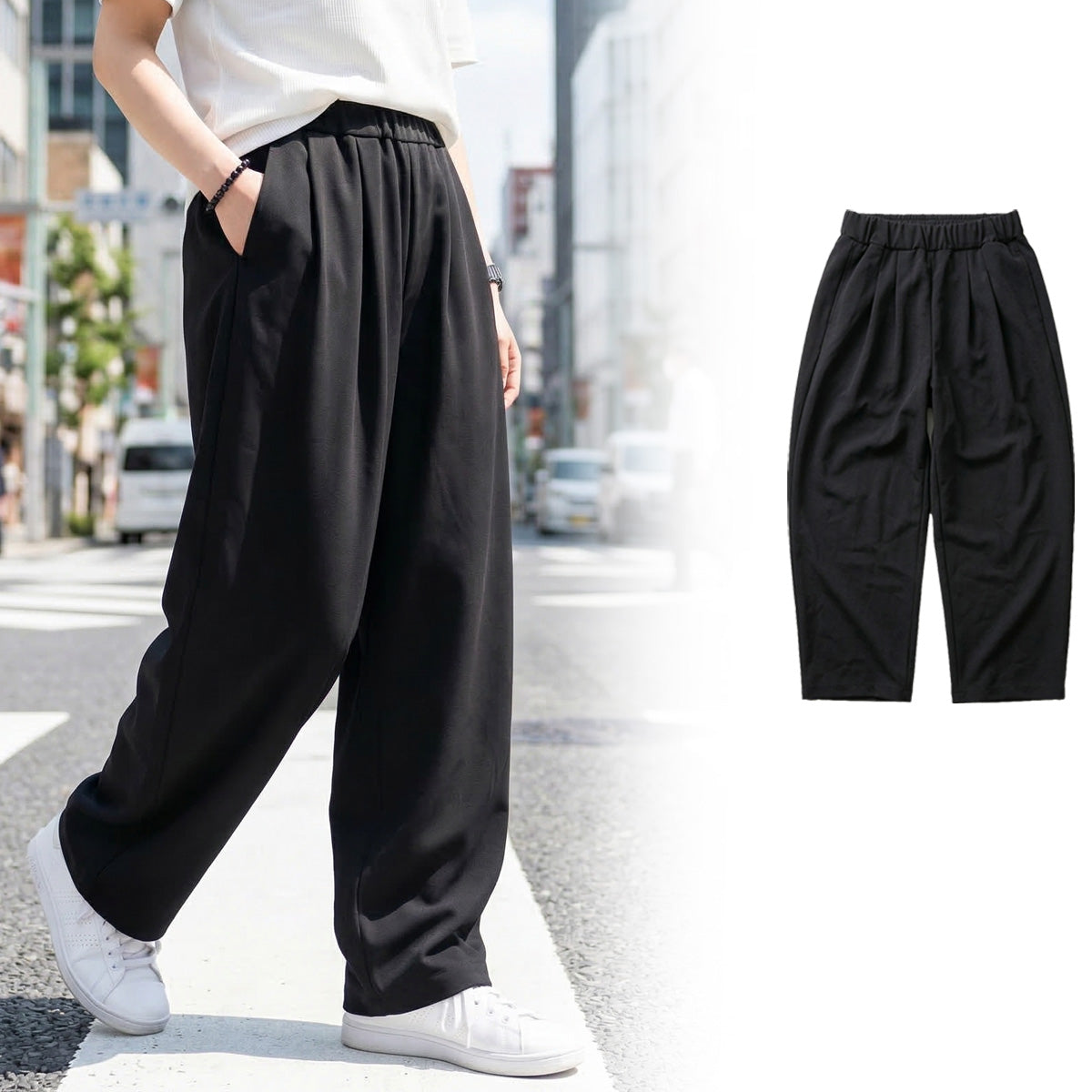 エスラッド ロングパンツ レディース WING DRY ブラック ESL762
