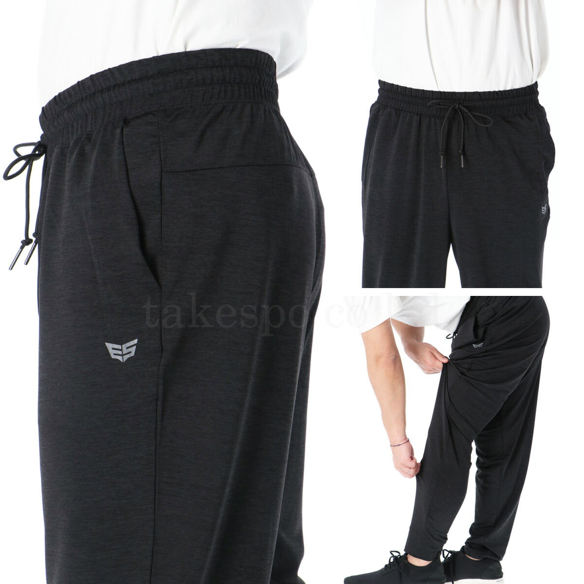 タケスポ限定 エスラッド メンズ ジャージ上下 冷感カチオン ESLAD アパレル 上下 ESM151