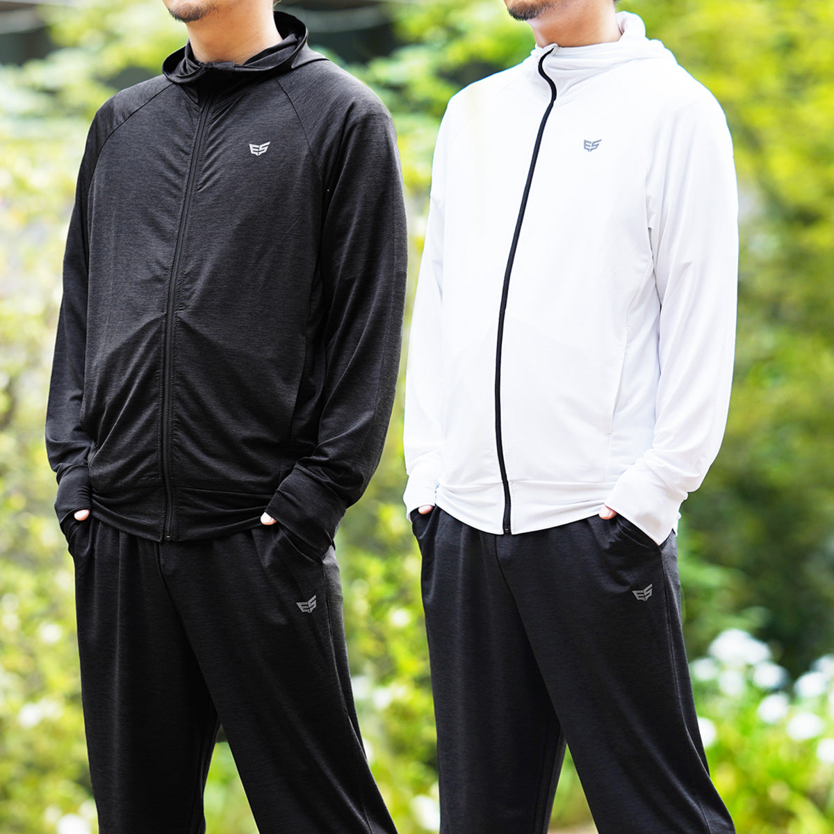 エスラッド ジャージ 上下 メンズ アイス ICE JERSEY ブラック ホワイト ESM151