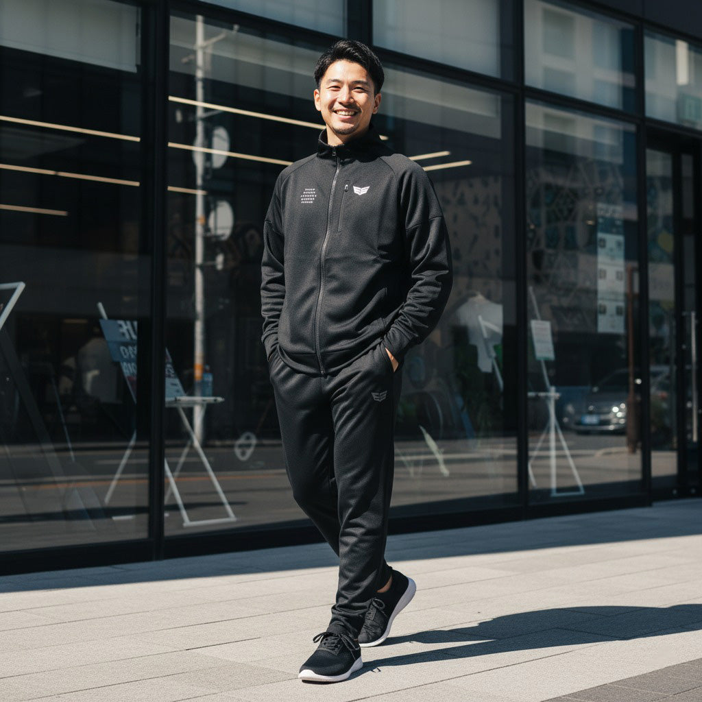 エスラッド ジャージ 上下 メンズ ストロング STRONG ブラック ホワイト ESM152