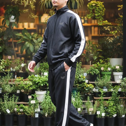 エスラッド ジャージ 上下 メンズ モノグラム DESIGN ブラック ESM162