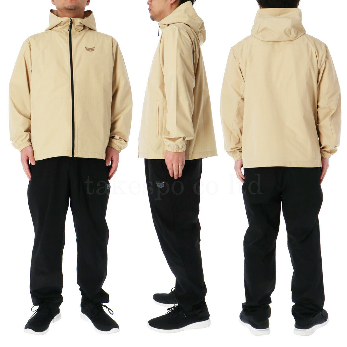 タケスポ限定 エスラッド メンズ クロス薄手 ジャージ上下 エアリーストレッチ ESLAD アパレル 上下 ESM451