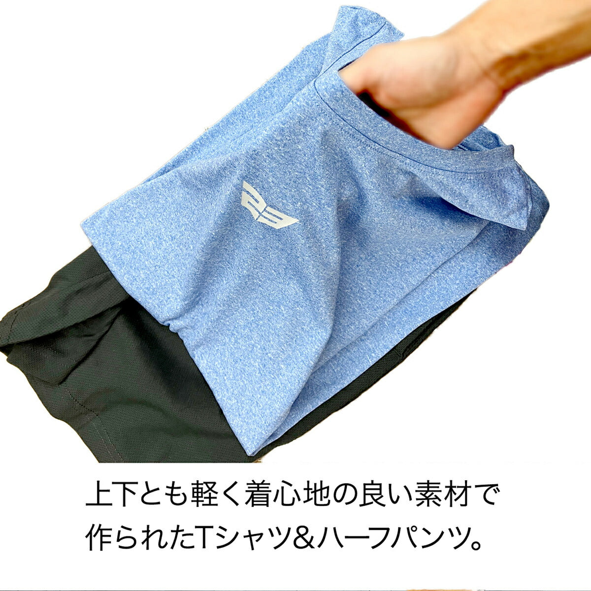 タケスポ限定 エスラッド メンズ Tシャツ ハーフパンツ上下 半袖グラフィック ESLAD アパレル 上下 ESM541