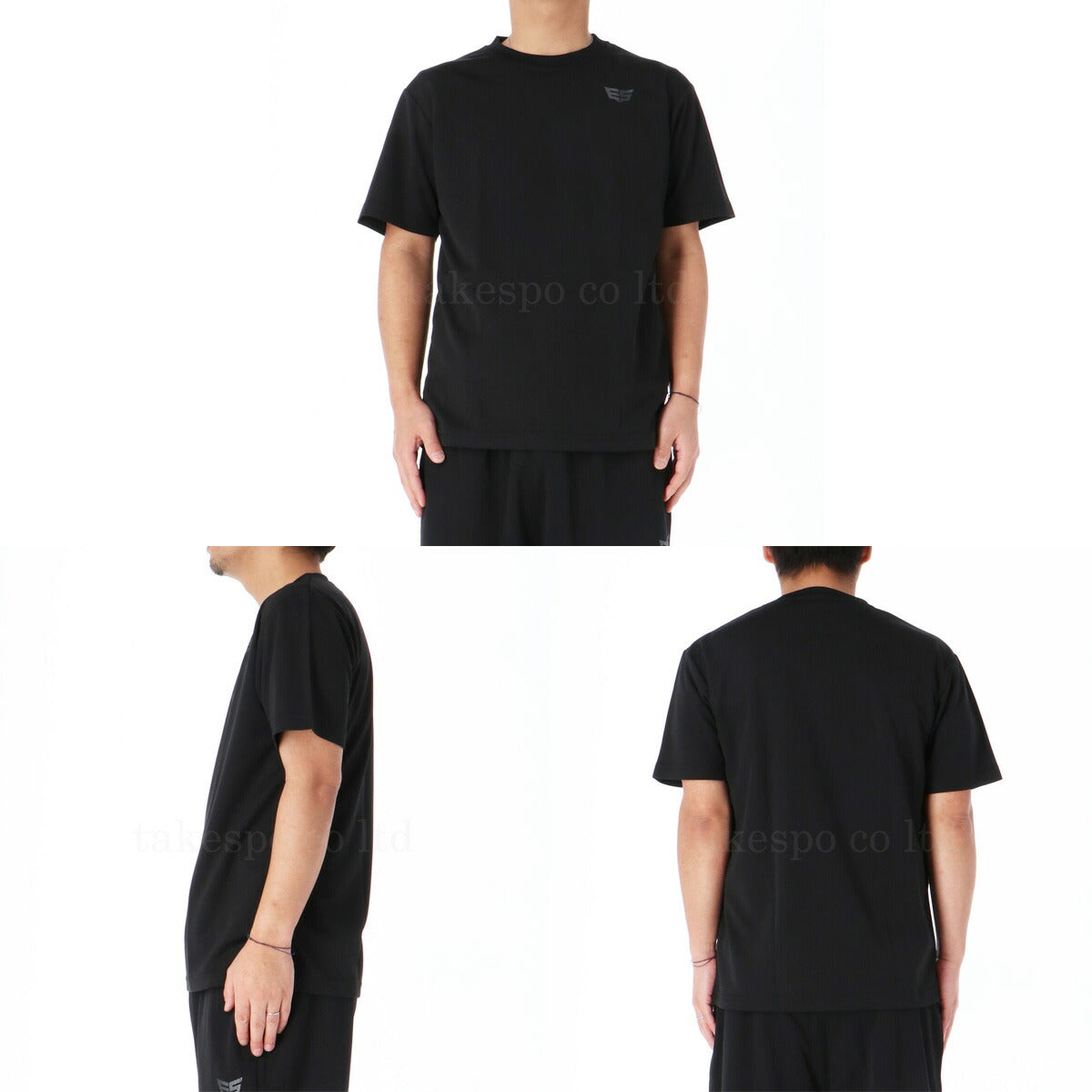 エスラッド メンズ Tシャツ ハーフパンツ上下 ドライメッシュ ESLAD アパレル 上下 ESM550/ESM741