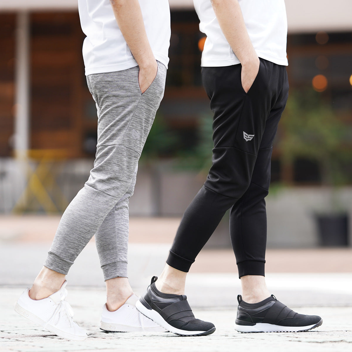 エスラッド ロングパンツ メンズ ジョガーパンツ ブラック グレー ESM721