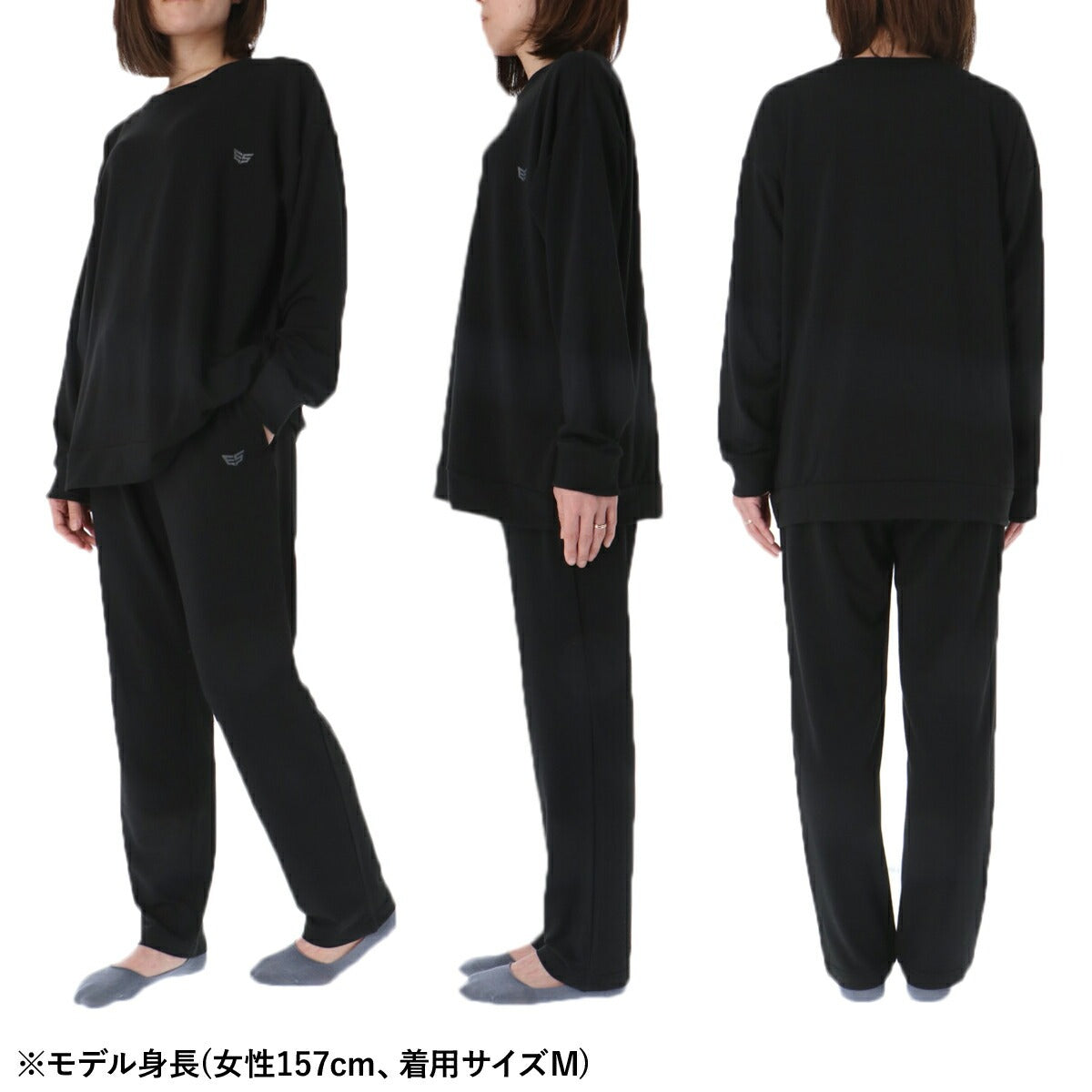 エスラッド リラックスウェア メンズ レディース TERAX RELAX PERFORMANCE ブラック ESM951